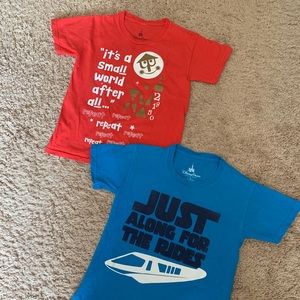 Disney Parks Child T-Shirts / Small / Lot of 2